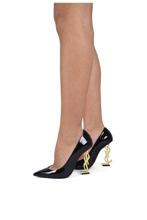 ysl open toe heels